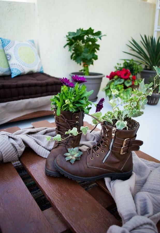 Inspiration Guestroom With Amazing Roof Garden Atene Esterno foto